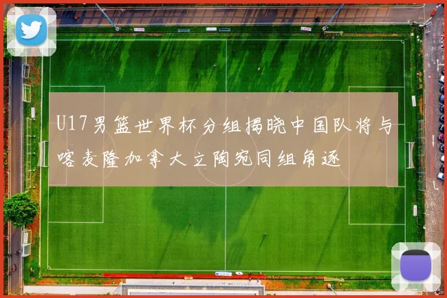 U17男篮世界杯分组揭晓中国队将与喀麦隆加拿大立陶宛同组角逐